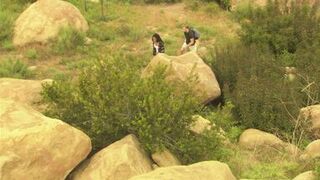 Latina Dame Submits To Rough Sex In The Rocky Outdoors - 1 image