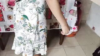 Housewife Wife Cooking is Dissatisfied and Can't Resist a Big Cock - 4 image