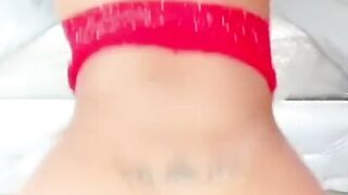 sexy latina moaning but her ass - 2 image