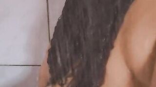 RaffaNaty - redhead masturbating after shower - 3 image