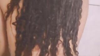 RaffaNaty - redhead masturbating after shower - 7 image