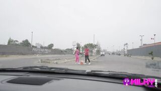 A very flirtatious milf with a big ass was selling on the street but nobody paid attention to her - 2 image