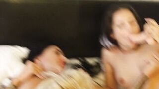 Threesome With My Step Daughter And Her Girlfriend From School - 10 image