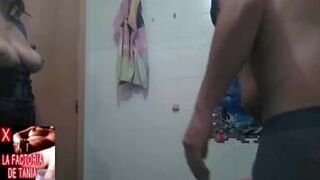 He fucks his stepmother before taking a shower - 1 image