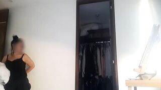 Maid has huge natural breast and lets her boss squeeze them as she loves it - 9 image