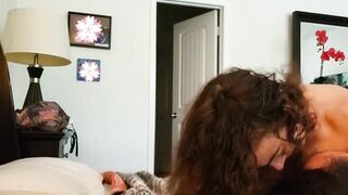 Pretty soccer mom loves cum on her belly - 10 image