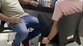 I met this beautiful girl and I couldn't resist showing him my big cock - 3 image