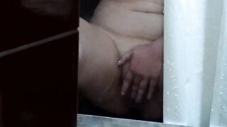 I spy on my sister-in-law in the shower and discover her masturbating (1) - 11 image
