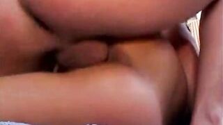 Latina slut sucks dick like a champ and takes the load on her head and hair - 11 image