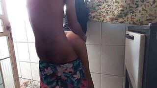 CREAMPIE - BIG ASS LATINA GIVING BIG PUSSY TO THE LOVER - 2 image