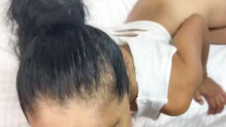 Stepmom Helps With Homework With Her Latina Lips. Order Your Own Custom Video Made Especially For Your Private Viewing - 9 image