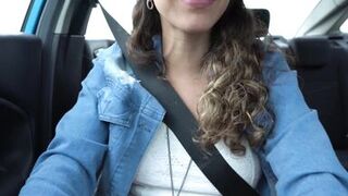 JOI en el auto | Dame tu leche caliente en mis tetas | Milf Latina - 2 image