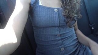 Me masturbo en el UBER | MILF Latina