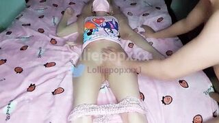 Stepdaughter! My stepfather cums inside me at night, he doesn't care that my mom is in the room right away - 4 image