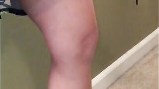 LilGiantess's Boss Peeks at Her Legs - 15 image