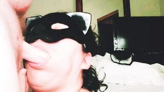 Miss Panda sucks and slurps Friend's cock - 10 image
