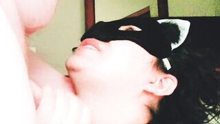 Miss Panda sucks and slurps Friend's cock - 13 image