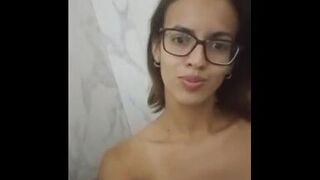 Strip tease and playing in the shower - 1 image