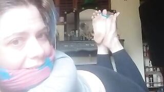 Toe tied on my belly - 3 image