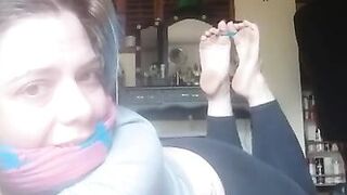 Toe tied on my belly - 4 image