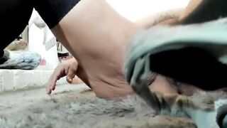 Hairy pussy wetting panties going to new home - 9 image