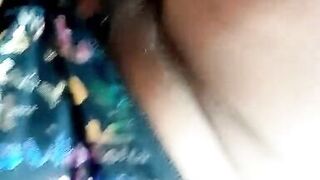 Putting on my panty see my hairy mature pussy from bottom up - 10 image