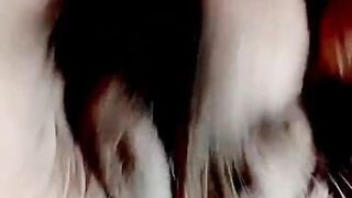 Putting on my panty see my hairy mature pussy from bottom up - 12 image