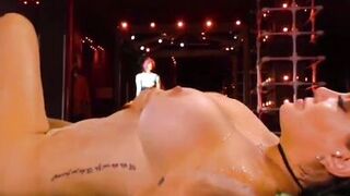 Celia Lora with very big tits in the pool - 10 image