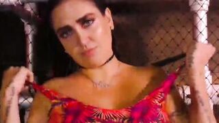 Celia Lora with very big tits in the pool - 5 image