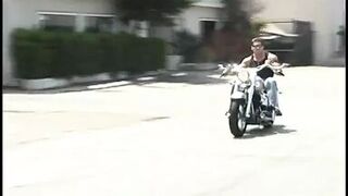 Dude eats hot brunette's pierced pussy then shoves hand up - 1 image