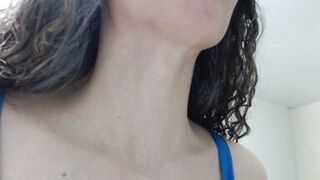 Touching sexy huge female adam's apple - 13 image