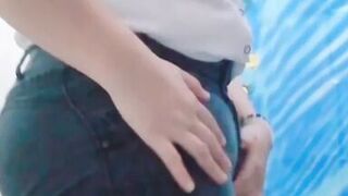 sexy beautiful mexican take out all her uniform - 1 image