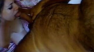 Horny dudes gets super blowjob from nice tits honey - 13 image