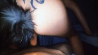 fucked wild until I cum on her tits - 1 image