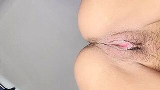 Cumming while riding and vibrator. With butt plug - 1 image