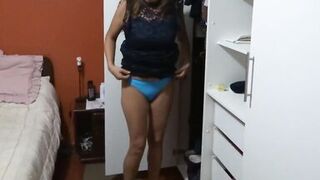 Latina stepmom dresses and undresses to be fucked - 5 image