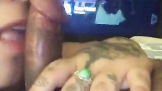 Thick Latina mild sucks my cock until cumshot swallow POV - 5 image