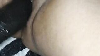 Sexy Mexi Cougar doesn't even Flinch when I Stuff her Meaty Twat with a Humongous Dildo - 14 image