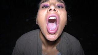 Public Agent - Amateur Babes Give Stranger Public Blowjob on Park Bench - 1 image