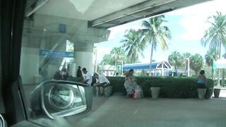 Helena Price Eats Beautiful Latina Pussy in the back Seat of a Car on the Highway - 10 image