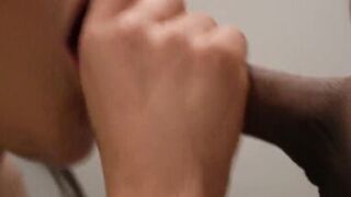 Close up Blowjob with Beautiful Cum Dripping - 14 image