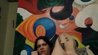 Strip Tease, Tit Drop, Masturbation, Anal Play, - 12 image