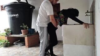 I fucked my neighbor while she was washing - 2 image