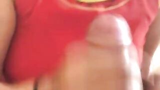 Sexy Mama Sucking Cum off my Dick - 5 image