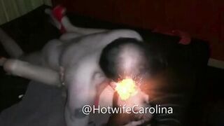 Cuckold hubby watches his wife getting fucked by a huge cock - 2 image