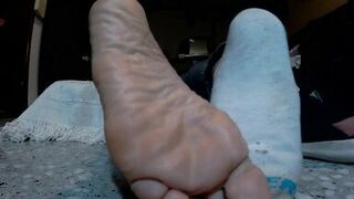 I Show you my Soft Feet while I Watch TV! Enjoy It!! - 2 image