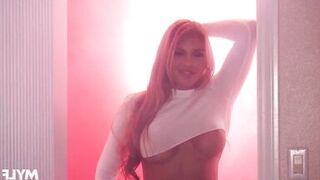 Latina whore jumping on inexperienced white cocks - 3 image