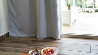 Breakfast with your Slut Latina - I Cooking my Breakfast and my Gardener Boy Spy me - 5 image