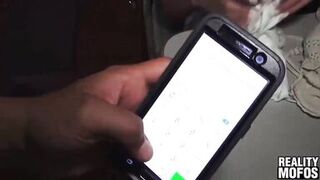 Busty latin Cassidy Banks getting her pussy slammed in an RV - 1 image