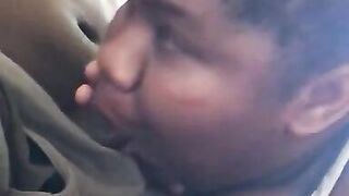 SUCKING DADDYS DICK THRU HIS DRAWS INTERRUPTING HIS MOVIE